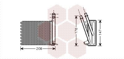 VAN WEZEL Siltummainis, Salona apsilde 09006243